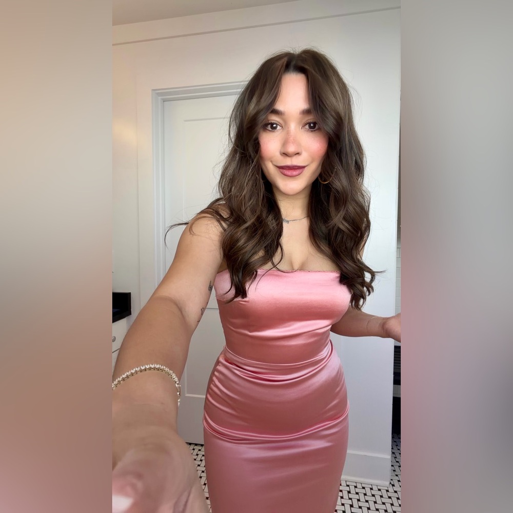 House of CB Costanza Satin Dress